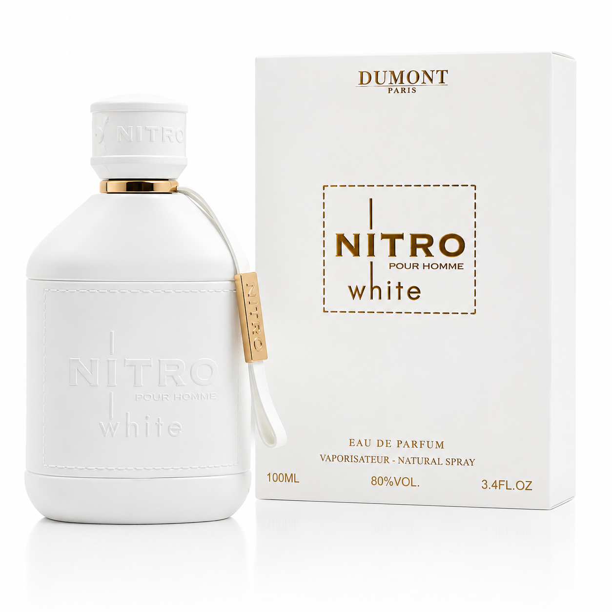 Dumont Paris Nitro White Pour Homme Eau de Parfum 3.4 oz / 100 ml
