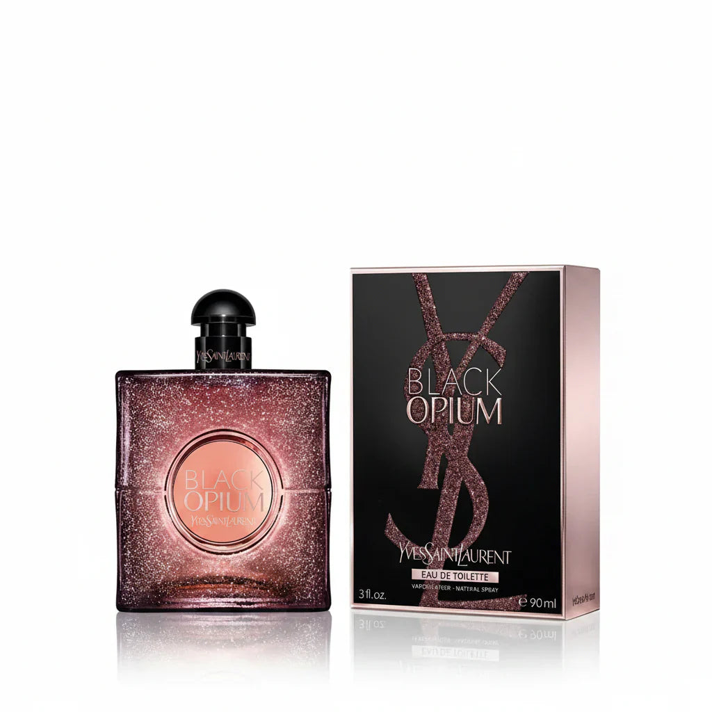 Black Opium New Glowing Eau de Toilette 3 Oz by YSL for Women