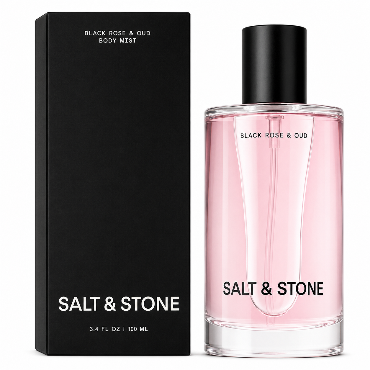 Salt & Stone Black Rose & Oud Body and Hair Fragrance Mist 3.4 oz / 100 ml