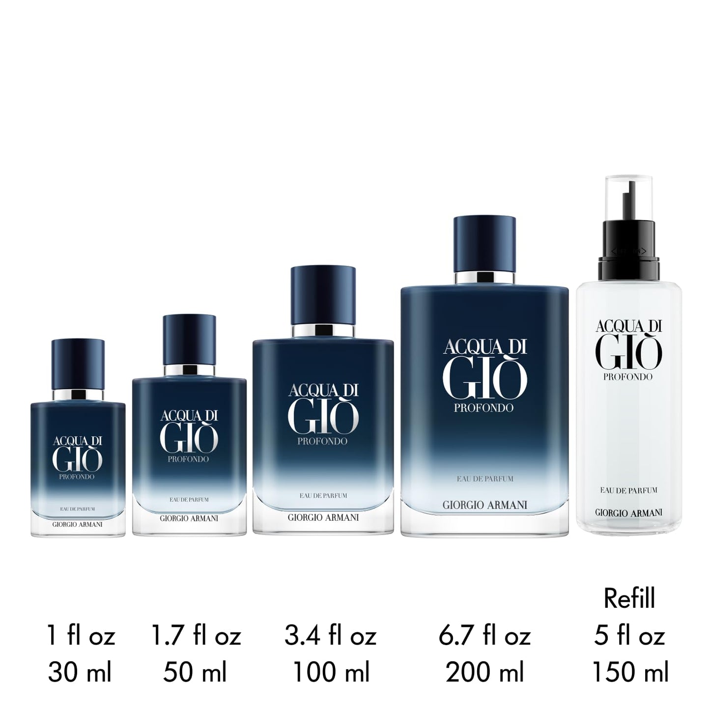 Acqua Di Gio Profondo by Giorgio Armani 3.4 oz Parfum Cologne for Men