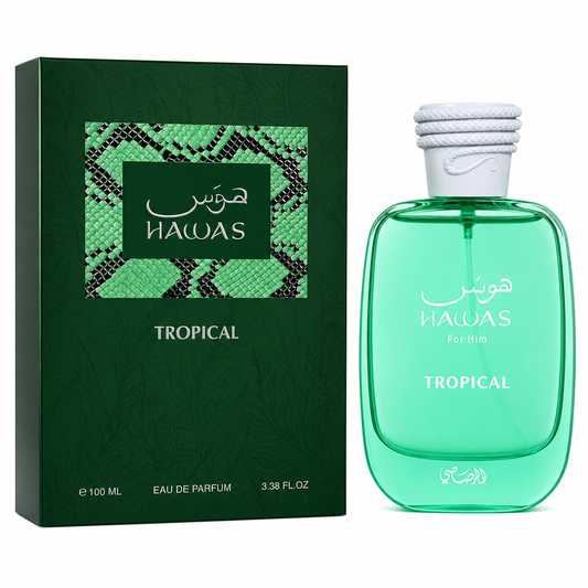 Rasasi Hawas Tropical For Him EDP 3.4 oz / 100 ml