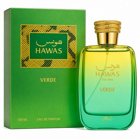 Rasasi Hawas Verde For Him EDP 3.4 oz / 100 ml