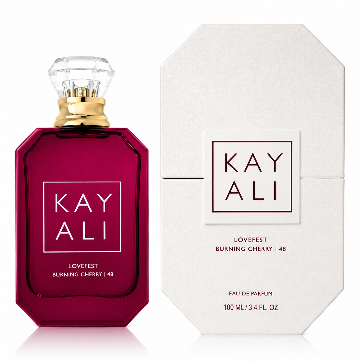 Kayali Lovefest Burning Cherry /48 Eau de Parfum 3.4 oz / 100 ml