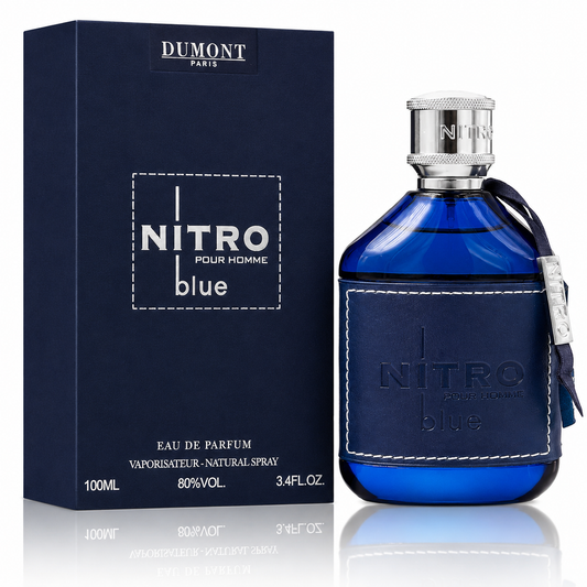 Dumont Nitro Blue Eau de Parfum 3.4 oz / 100 ml for Men