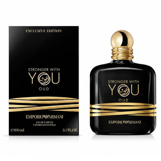 Stronger With You Oud by Giorgio Armani 3.4 oz / 100 ml Eau de Parfum for Men