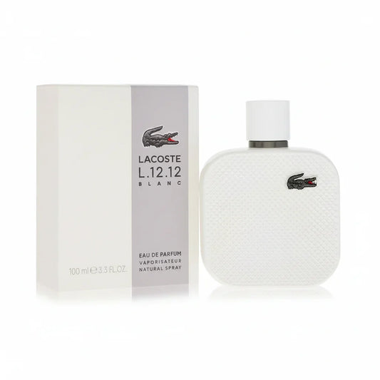Eau de Lacoste L.12.12 Blanc by Lacoste Eau de Parfum Spray for Men 3.3 oz