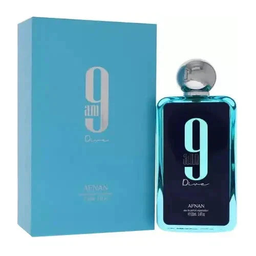 9 AM Dive by Afnan Eau de Parfum Unisex 3.4 oz – New In Box