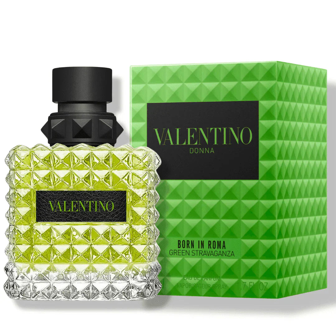 Valentino Donna Born In Roma Green Stravaganza Eau de Parfum for Women 3.3 oz / 100 ml